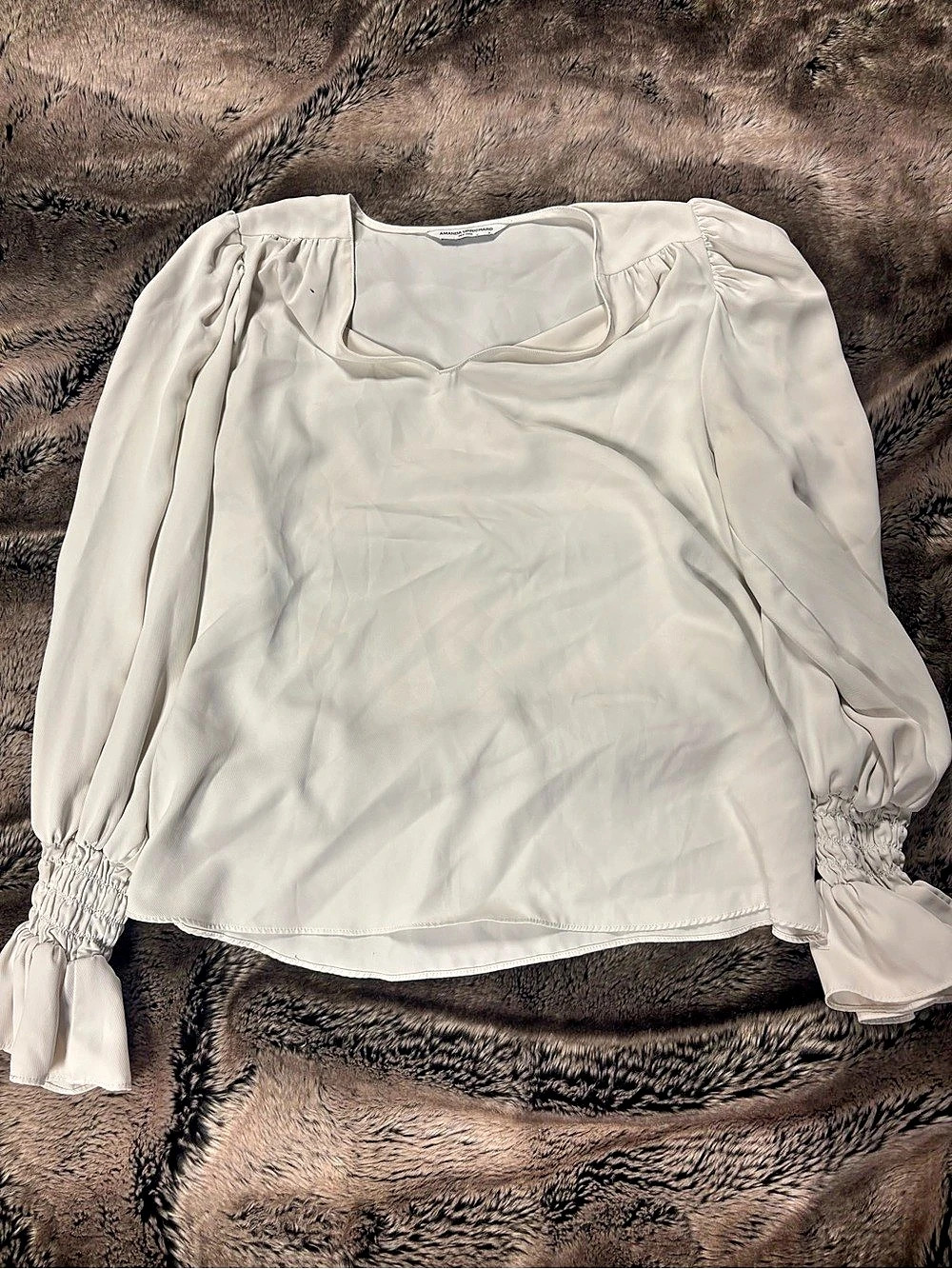 Amanda Uprichard White Blouse
